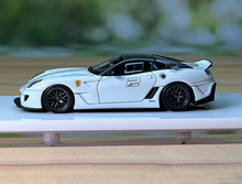 Load image into Gallery viewer, Car's Lounge 1:64 White 599xx GTO #2 Racing Sports Model Diecast Resin Car New