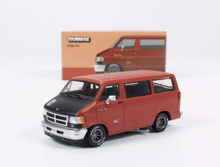 Load image into Gallery viewer, Tarmac 1:64 Red Dodge Van #26 B1500 Sports Model Diecast Metal Car New