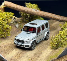Load image into Gallery viewer, AR 1:64 2020 Silver G63 G Class SUV Sports Model Diecast Metal Car New Collection