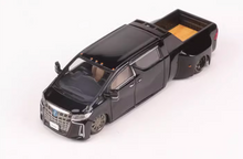 Load image into Gallery viewer, GCD 1:64 Black Alphard Pickup Truck MATS Dually Model Diecast Metal Car New
