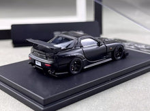 Load image into Gallery viewer, MC 1:64 Black Carbon JDM RX-7 FD3S Racing Sports Model Diecast Metal Car New Collection