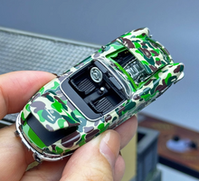 Load image into Gallery viewer, ZF 1:64 300SL W198 Camo Classic Sports Model Diecast Metal Car New