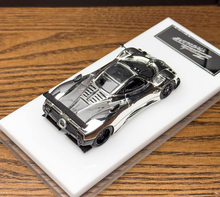 Load image into Gallery viewer, HH 1:64 Plating Silver Zonda Tricolore Sports Model Diecast Metal Car New Collection
