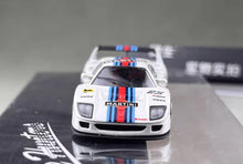 Load image into Gallery viewer, SH 1:64 White Martini F40 LM #23 Sports Model Diecast Metal Car New Collection