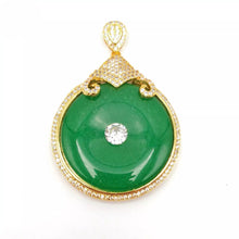 Load image into Gallery viewer, Nature Jade Ruyi Peace Pendant Necklace Gift Jewelry charm Blessing Fortune a