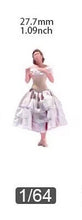Load image into Gallery viewer, 1:64 Painted Figure Model Miniature Resin Diorama Sand Singing Dance Girl Beauty Collection