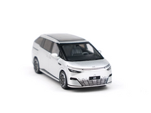 Load image into Gallery viewer, XCARTOY 1:64 Silver Xpeng X9 EV MPV Van Sports Model Diecast Metal Car New Collection