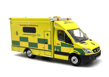 Load image into Gallery viewer, 1:76 Yellow London Ambulance Van Sprinter Model Diecast Metal Car New