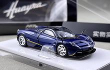 Load image into Gallery viewer, HKM 1:64 Blue Huayra Coupe 2014 Racing Sports Model Diecast Metal Car New Collection