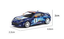 Load image into Gallery viewer, Poprace 1:64 JDM Blue GR86 Endless Coupe Sports Model Diecast Metal Car New