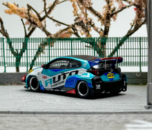 Load image into Gallery viewer, Fuji 1:64 Blue JDM GR Yaris Pandem Hatchback Sport Model Diecast Metal Car New Collection