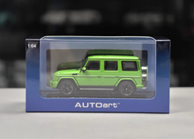 Load image into Gallery viewer, AUTOart 1:64 Green Benz AMG G63 ORV SUV Sports Model Car ABS BN
