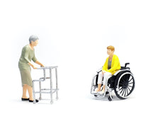 Load image into Gallery viewer, 1:64 Painted Figure Mini Model Miniature Resin Diorama People Injury Recovering