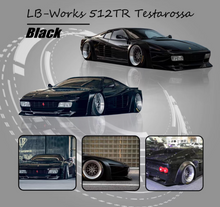 Load image into Gallery viewer, Star 1:64 Black Testarossa 512TR LB Works Sports Model Diecast Metal Car New Collection