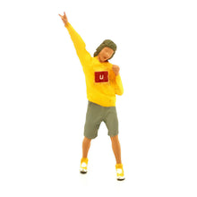 Load image into Gallery viewer, 1:64 Painted Figure Mini Model Miniature Resin Diorama Sand Gym Man Lady Sports