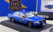 Load image into Gallery viewer, Rollin 1:64 Michigan MIPD Police CV CROWN VICTORIA Model Diecast Metal Car New Collection