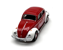 Load image into Gallery viewer, 1:76 Red VW Beetle Coke Classic Vintage Model Diecast Metal Car BN