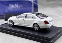 Load image into Gallery viewer, SW 1:64 Pearl White S65L Mk5 W221 Sedan Sports Model Diecast Metal Car New Collection