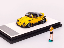 Load image into Gallery viewer, TM 1:64 Yellow RWB Beetle Widebody Sports Figure Model Diecast Metal Car New
