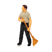Load image into Gallery viewer, 1:64 Painted Figure Mini Model Miniature Resin Diorama Construction Worker Man