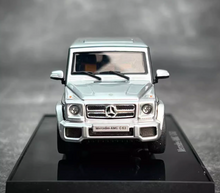 Load image into Gallery viewer, AUTOart 1:64 Silver Benz AMG G63 ORV SUV Sports Model Car ABS BN