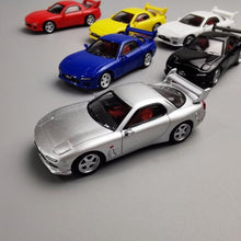 Load image into Gallery viewer, TM 1:64 JDM RX7 FD Racing Sports Model Classic Diecast Metal Car Box