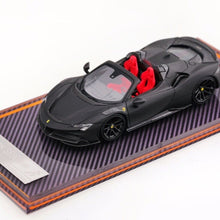 Load image into Gallery viewer, U2 1:64 Black SF90 Spider Super Racing Sports Model Diecast Resin Car Box