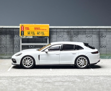 Load image into Gallery viewer, 1:64 Furuya White Panamera Turbo Turismo Sports Model Diecast Metal Car BN