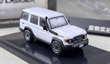 Load image into Gallery viewer, Model1 1:64 White Land Cruiser LC70 ORV Off Road Model Metal Diecast Car New Collection