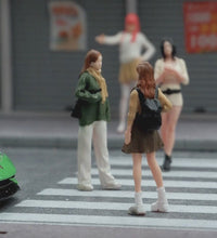 Load image into Gallery viewer, 1:64 Painted Figure Mini Model Miniature Resin Diorama Sand Girl In Brown Toy New