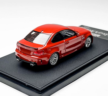 Load image into Gallery viewer, 7cm 1:64 Orange 1M E82 Couple Silver Rims Sports Model Diecast Metal Car New Collection