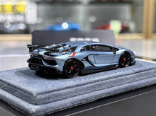 Load image into Gallery viewer, 1:64 GradePro Cyan SVJ LP770-4 Aventador Sports Model Diecast Resin Car New Collection