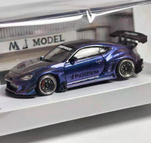 Load image into Gallery viewer, MJ 1:64 Purple GT 86 V3 Pandem Coupe Sports Model Diecast Metal Car New Collection