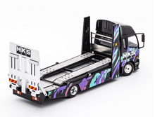 Load image into Gallery viewer, GCD 1:64 HKS Fuso Fighter Mk2 Double Deck Tow Model Diecast Metal Car