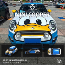 Load image into Gallery viewer, TM 1:64 Duck Mini Cooper Figure Sport Model Diecast Metal Car New Collection