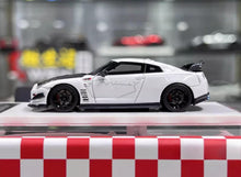 Load image into Gallery viewer, MI 1:64 White Mines Skyline GTR R35 Sports Model Diecast Resin Car BN