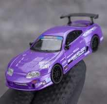 Load image into Gallery viewer, Minigt 1:64 Purple A80 GT300 Top Secret Sports Model Diecast Metal Car New Collection