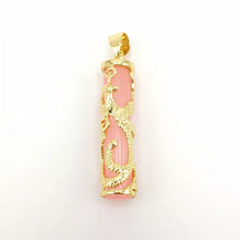 Load image into Gallery viewer, Nature Jade Phoenix Pendant Necklace Gift Jewelry charm Blessing Lucky Fortune k