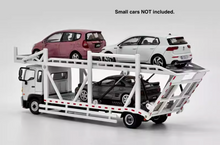 Load image into Gallery viewer, UM 1:64 White 500 HINO Ranger Double Transport truck Model Diecast Metal Car