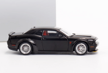 Load image into Gallery viewer, FW 1:64 Black Demon SRT Challenger Muscle Sports Model Diecast Metal Car New Collection