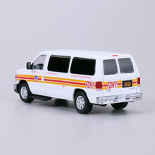 Load image into Gallery viewer, 1:64 596 White Fire FDNY E350 Super Duty Wagon Van Model Diecast Metal Car New Collection