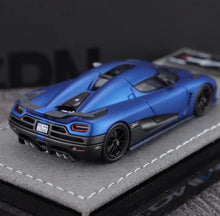 Load image into Gallery viewer, GRYNING 1:64 Matte Blue Agera R Racing Sports Model Diecast Resin Car New Collection