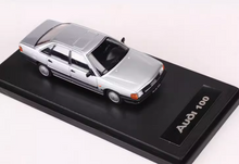 Load image into Gallery viewer, RM 1:64 1989 Silver Black 100 C3 Sedan Classic Model Diecast Metal Car New Collection