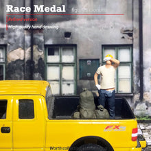 Load image into Gallery viewer, 1:64 Painted Figure Mini Model Miniature Resin Diorama Mining Porter Worker Man