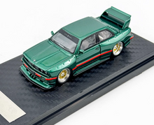 Load image into Gallery viewer, NA 1:64 Green E30 Coupe Pandem Widebody Sports Model Diecast Resin Car New Collection