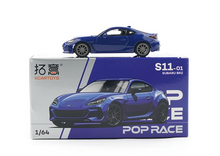 Load image into Gallery viewer, XCARTOYS 1:64 Blue JDM BRZ 86 Racing Sports Model Toy Diecast Metal Car BN