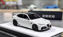 Load image into Gallery viewer, 1:64 CL White Romeo Giulia GTAm Sports Model Diecast Resin Car New Collection