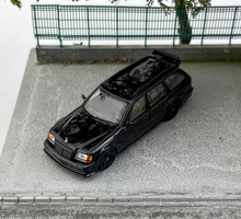 Load image into Gallery viewer, Mortal 1:64 HEC Black E300 S124 T MODEII EVO2 Wagon Model Diecast Metal Car