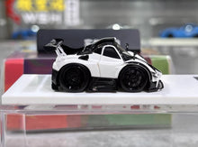 Load image into Gallery viewer, 1:64 YM Pearl White 760 LH Mini Cute Q Sports Model Diecast Resin Car New Collection