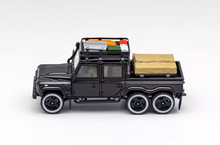 Load image into Gallery viewer, GCD 1:64 Defender 6x6 Pickup Roof Tent Camping Truck Model Metal Diecast Car